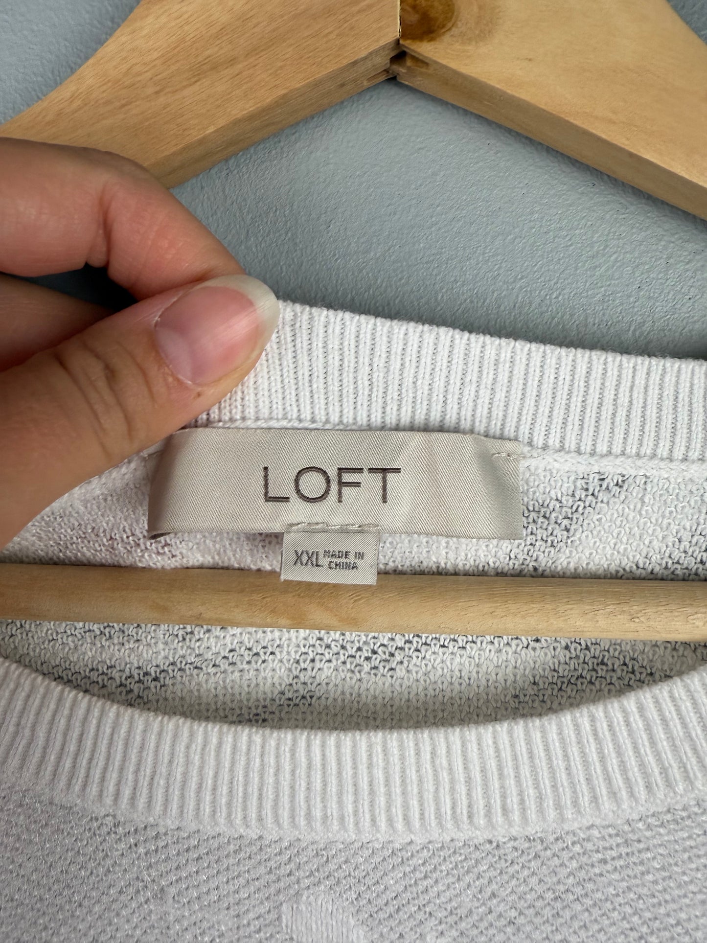 Loft XXL Floral Crewneck
