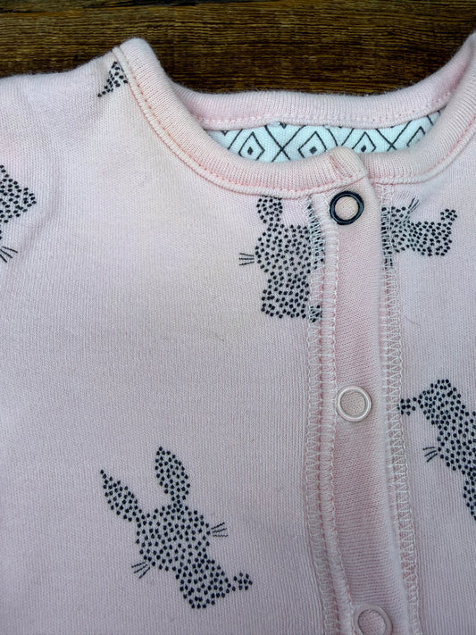 Petite Lem 0-3M Reversible Bunny Outfit