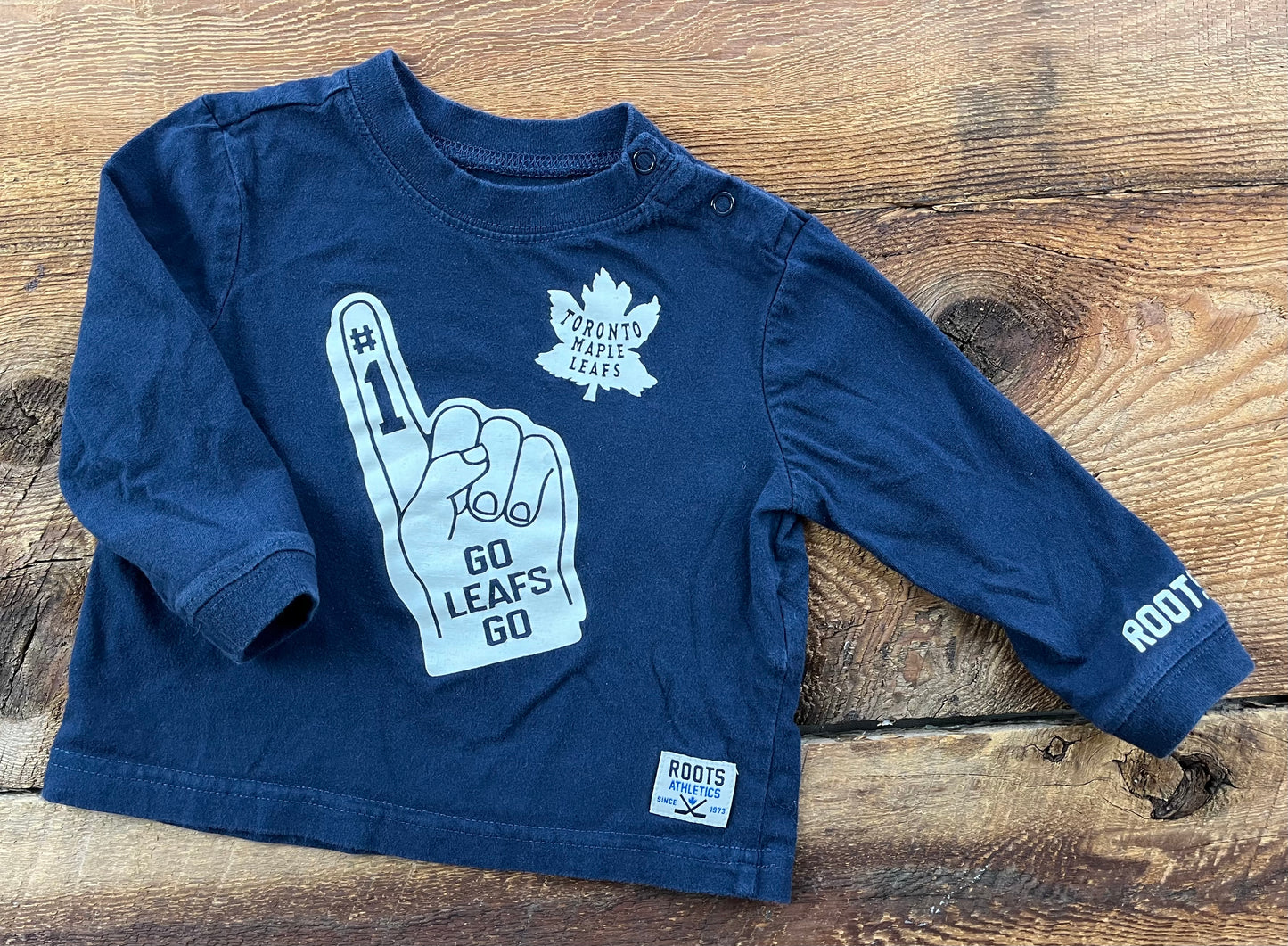 Roots 12-18M Toronto Maple Leaf Shirt