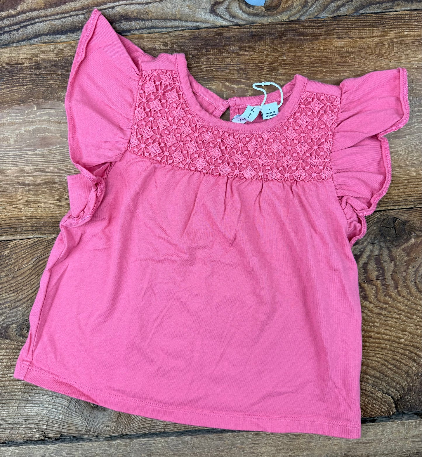 Janie & Jack 3T Lace Tee