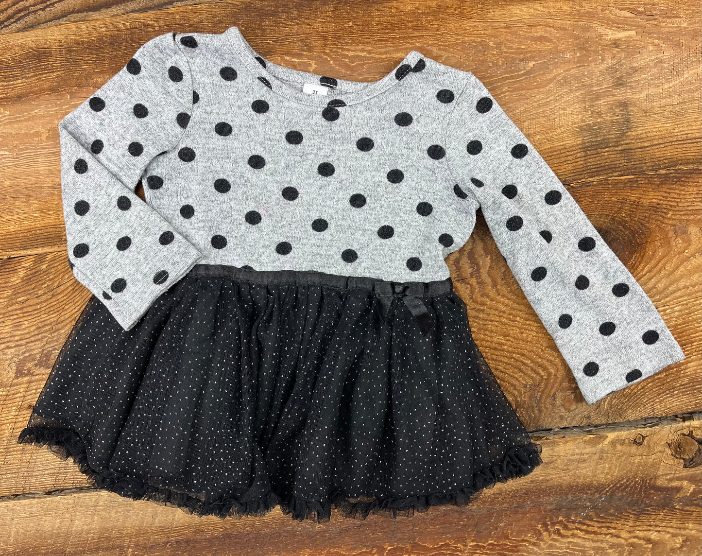 George 3T Polka Dot Tulle Dress