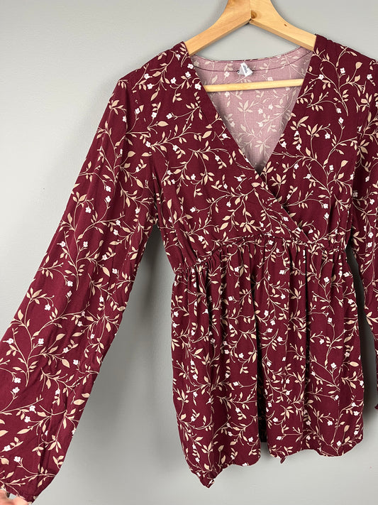 Old Navy Maternity Medium Floral Shirt