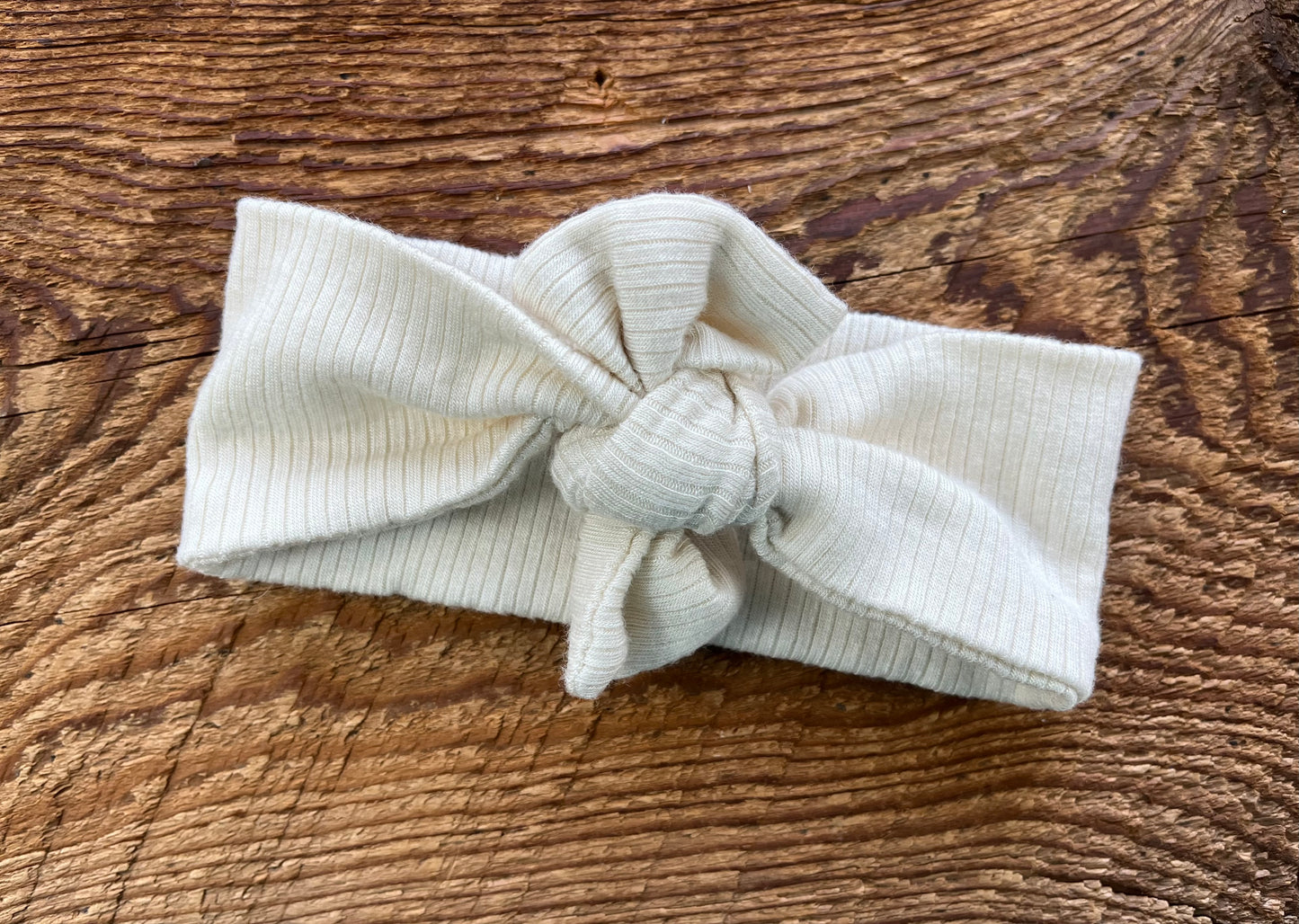 Small Shop Ribbed Bow Headband