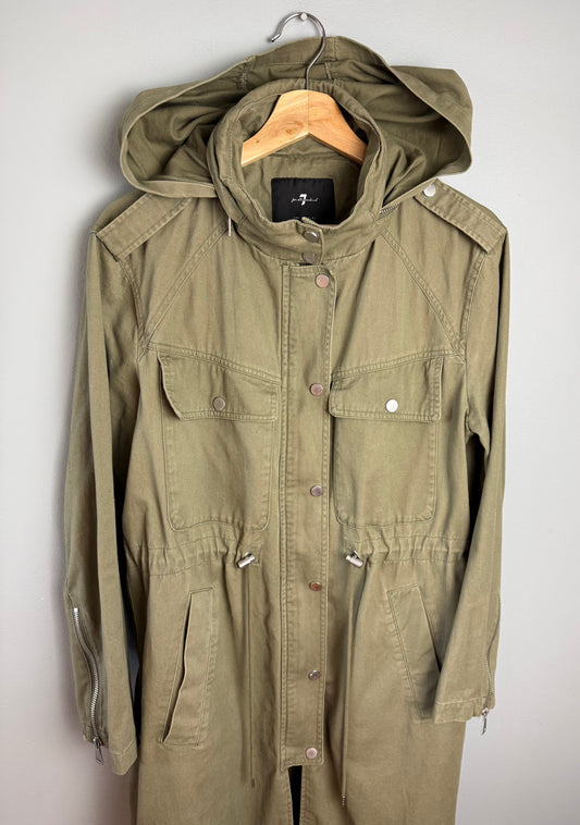 7 for all Mankind Women’s Large Utility Jacket