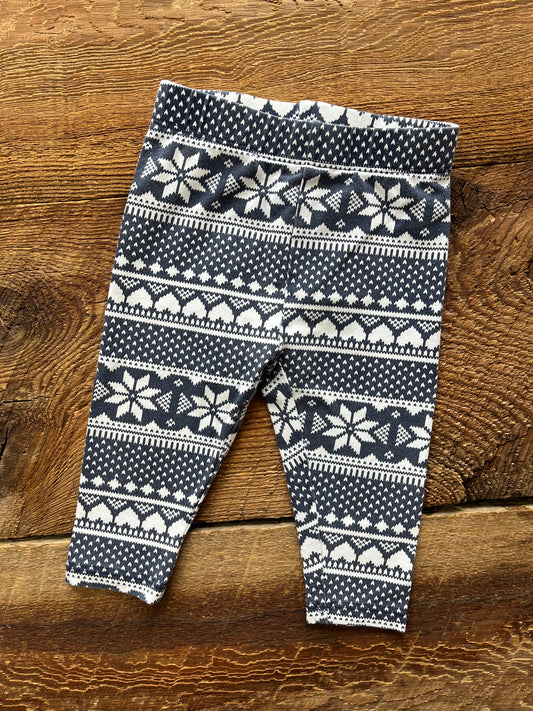 Joe Fresh 3-6M Snowflake Legging