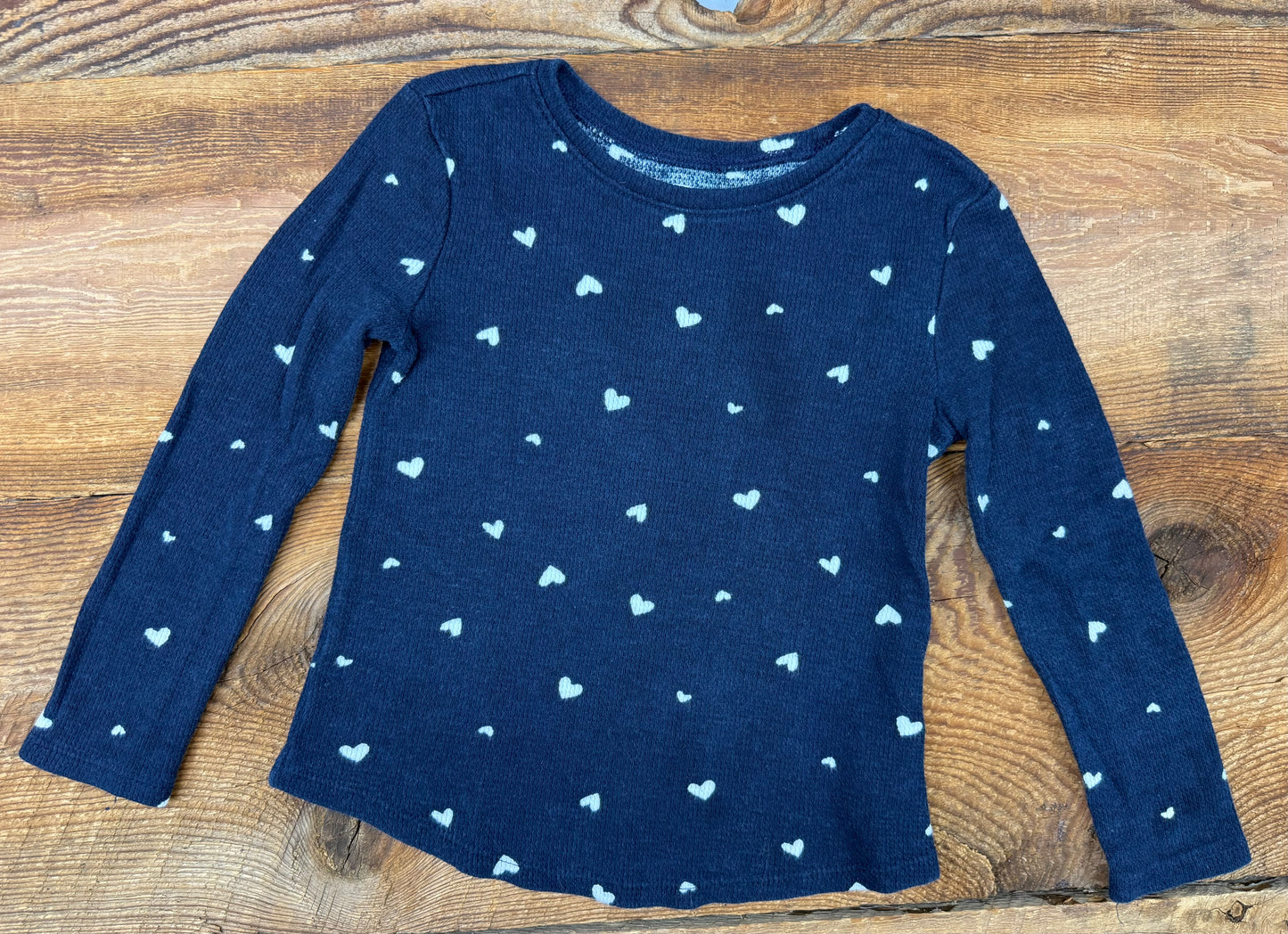Old Navy 5T Heart Thermal Shirt