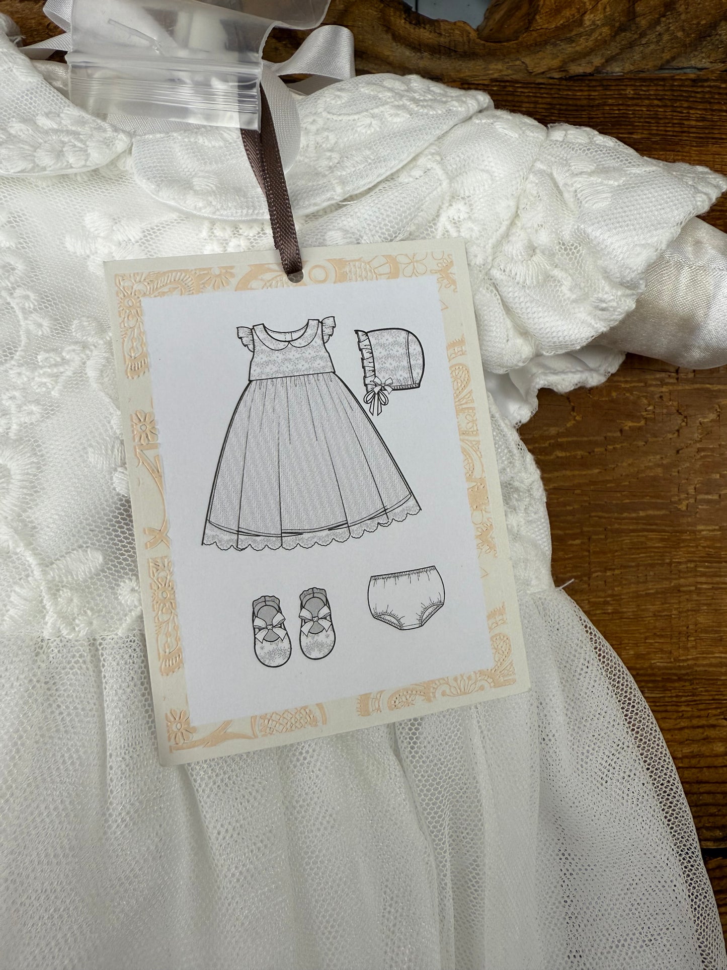 Catherine Malandrino 0-3M Special Occassion Dress Set