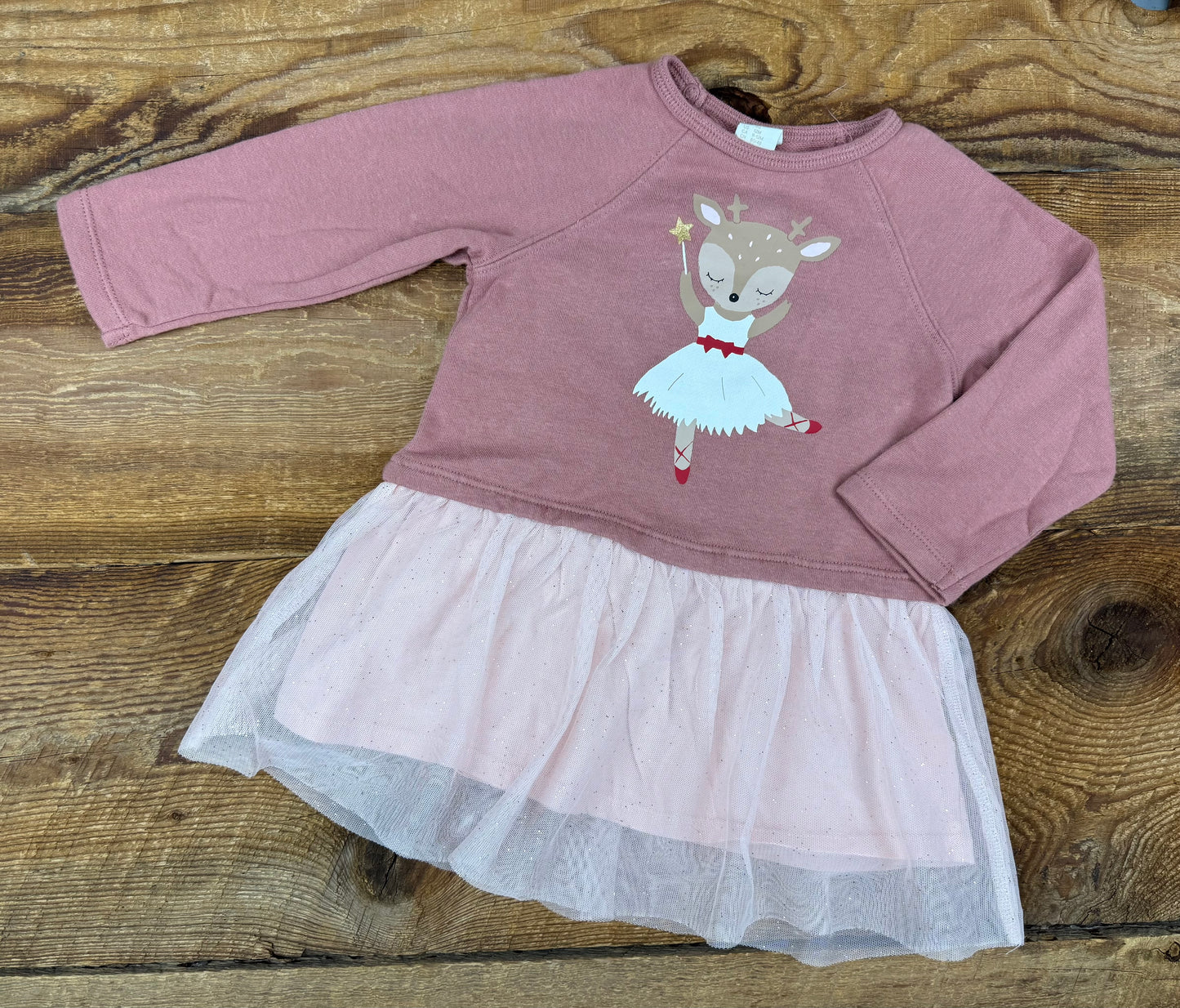 H&M 12M Reindeer Dress