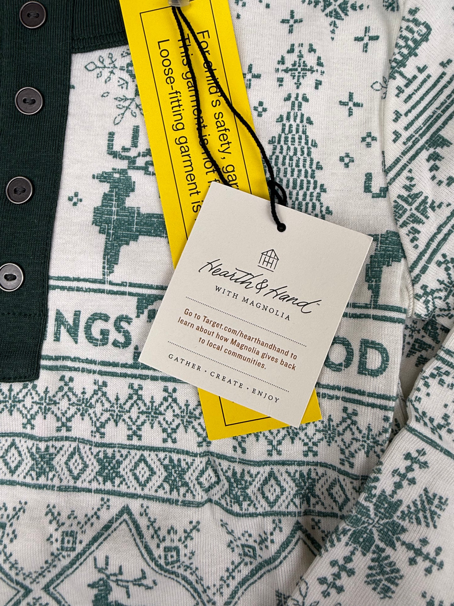 Hearth & Hand with Magnolia 6Y Holiday Pajamas