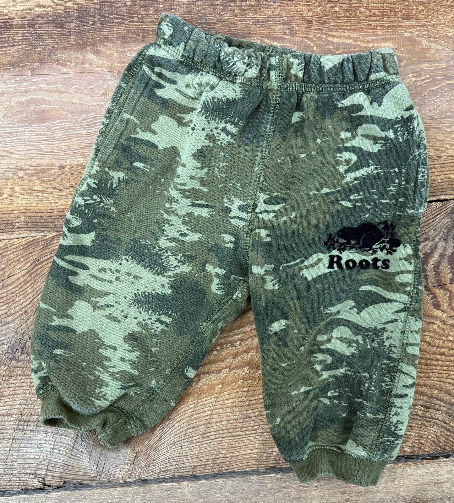 Roots 6-12M Camo Sweatpants