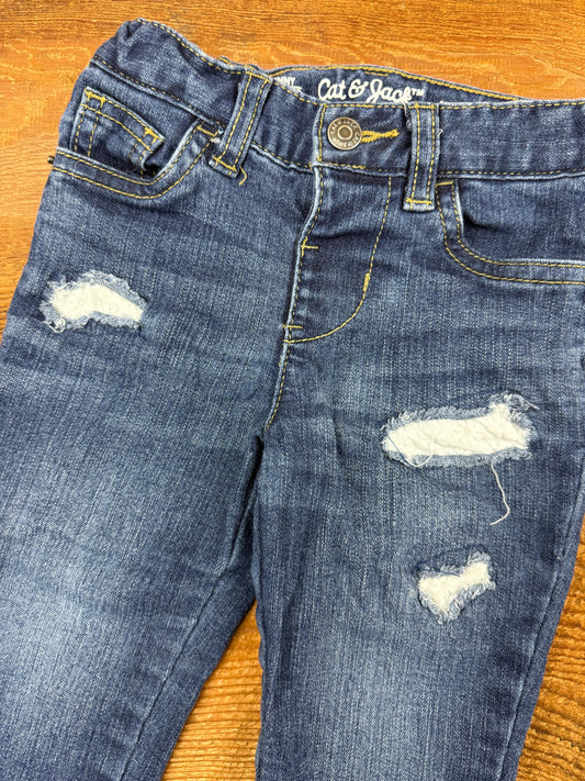 Cat & Jack 2T Distressed Skinny Jean
