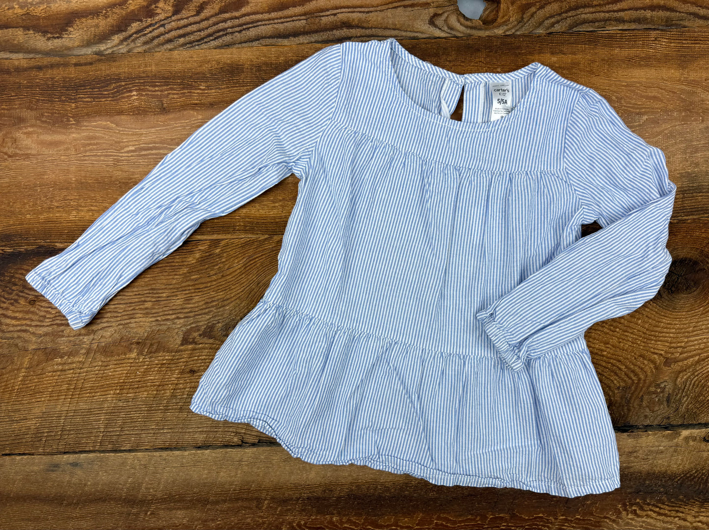 Carter's 5T Pinstripe Shirt