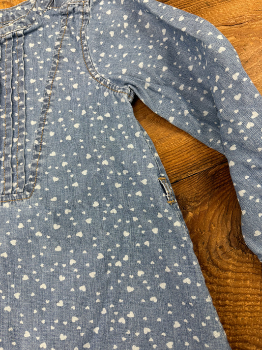 Oshkosh 5Y Jean Heart Dress