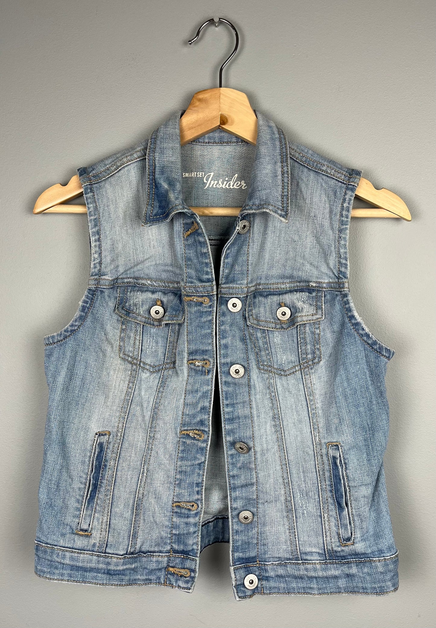 Smart Set Women’s XS Jean Vest