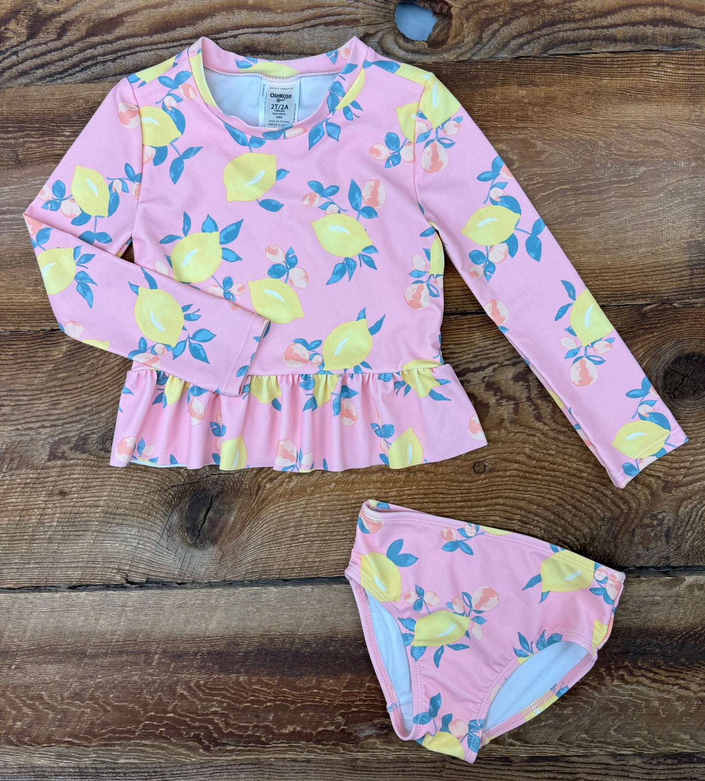 Oshkosh 2T Lemon Swimsuit