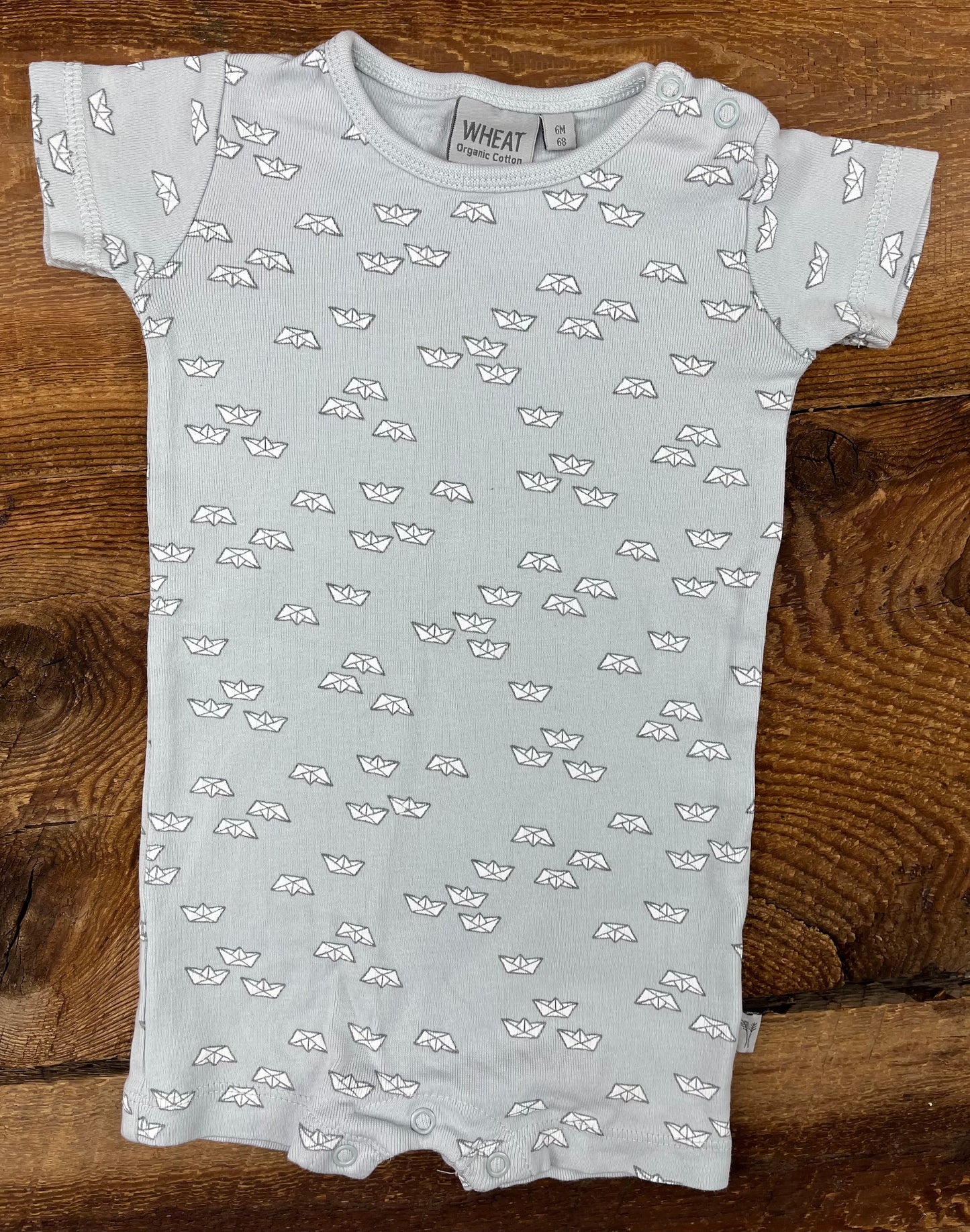 Wheat 6M Paper Boat Romper