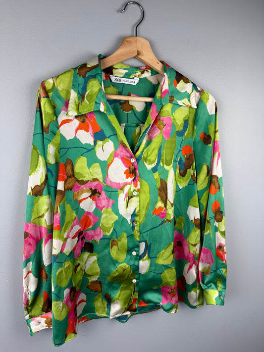 Zara Women’s Small Silk Blouse