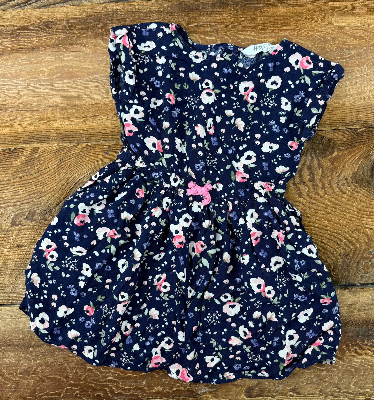 H&M 18-24M Floral Pocket Dress