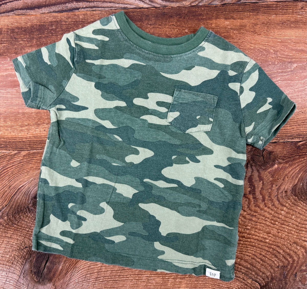 Gap 12-18M Camo Tee