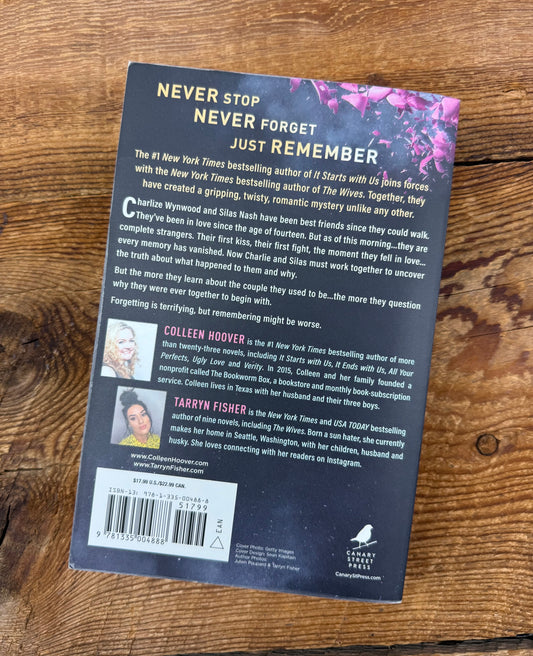 Never Never, Colleen Hoover Novel
