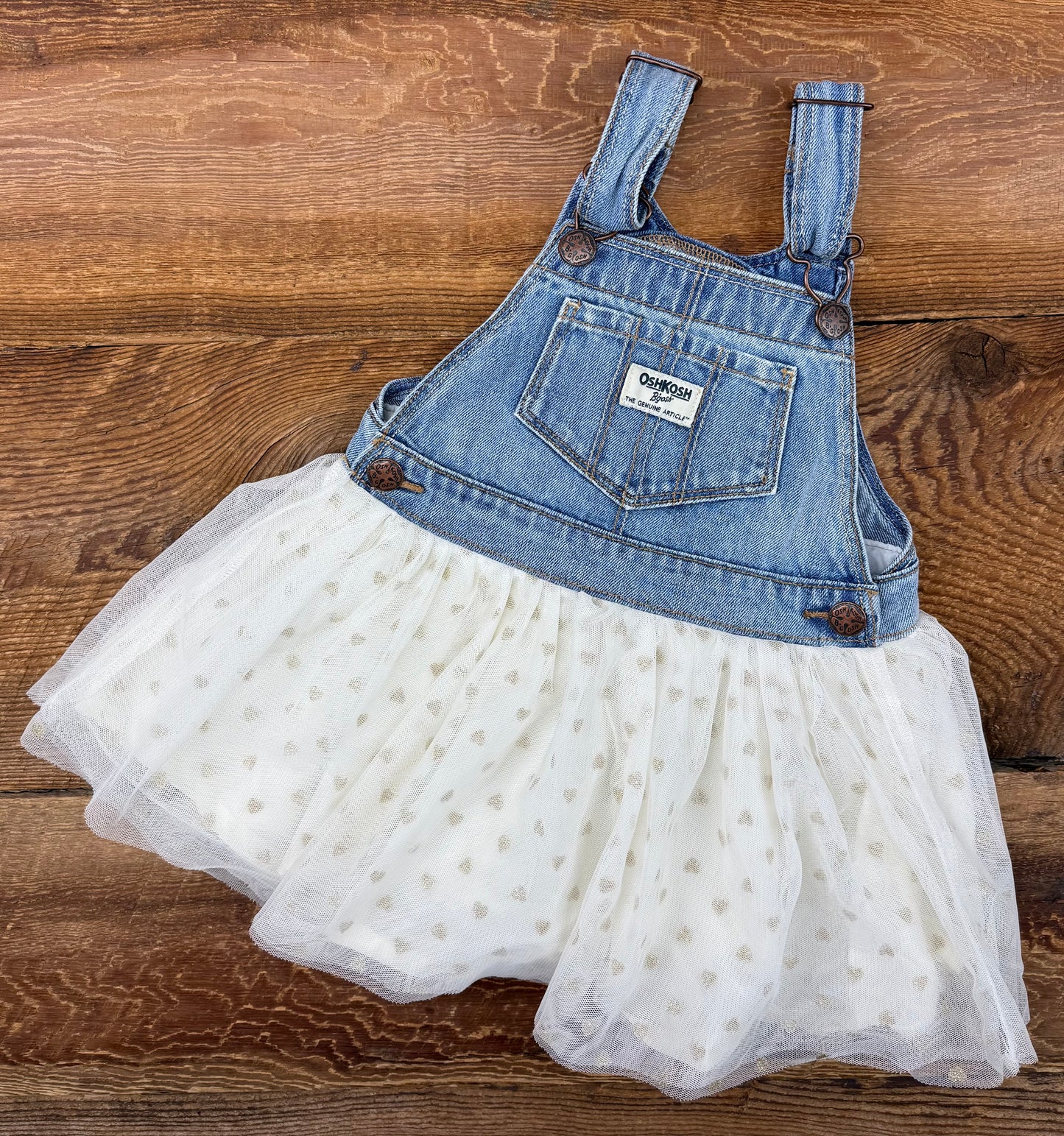 Oshkosh 2T Tulle Heart Skirtall