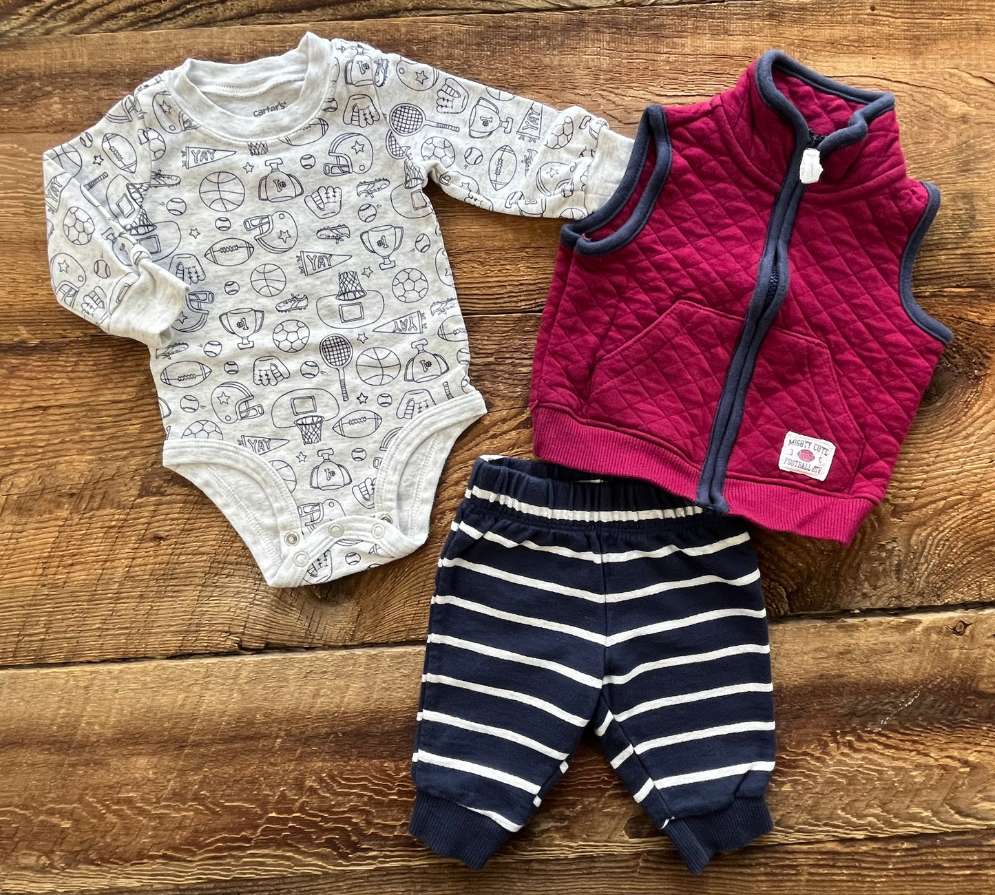Carter’s 3M Football Outfit