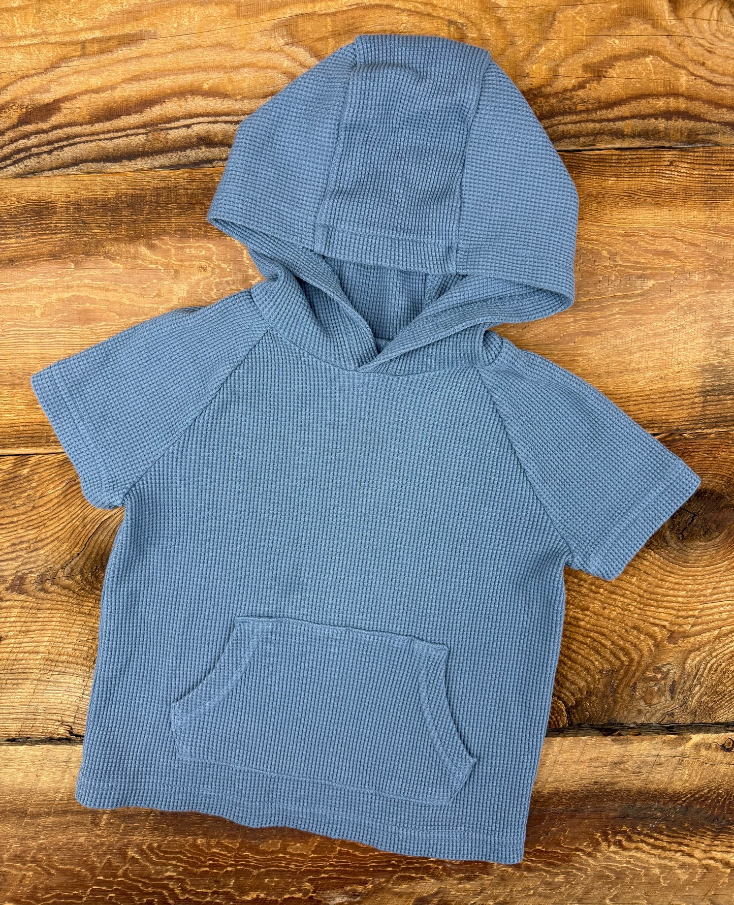 Oshkosh 4T Waffle Hooded Tee