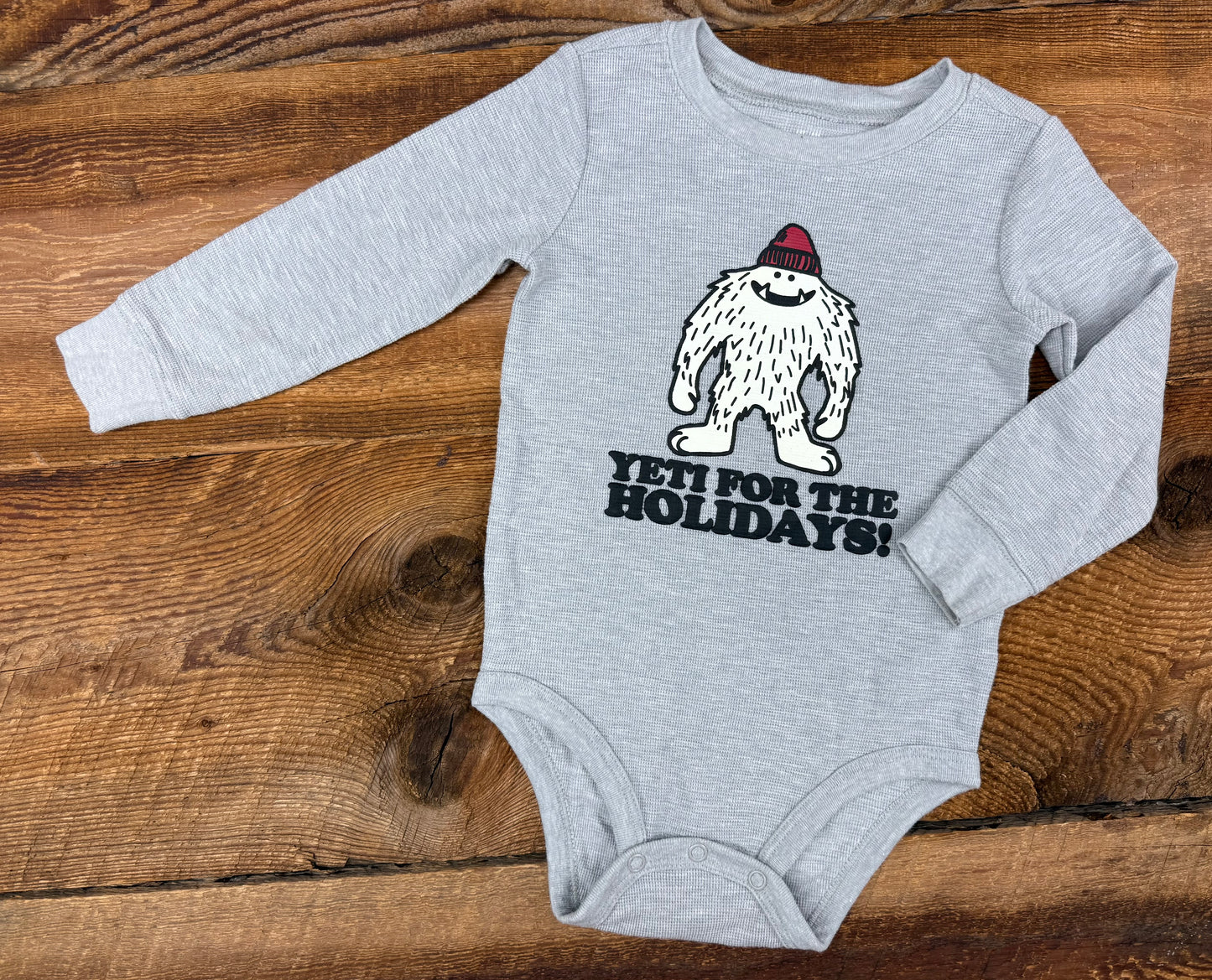 Oshkosh 18M Holiday Yeti Onesie