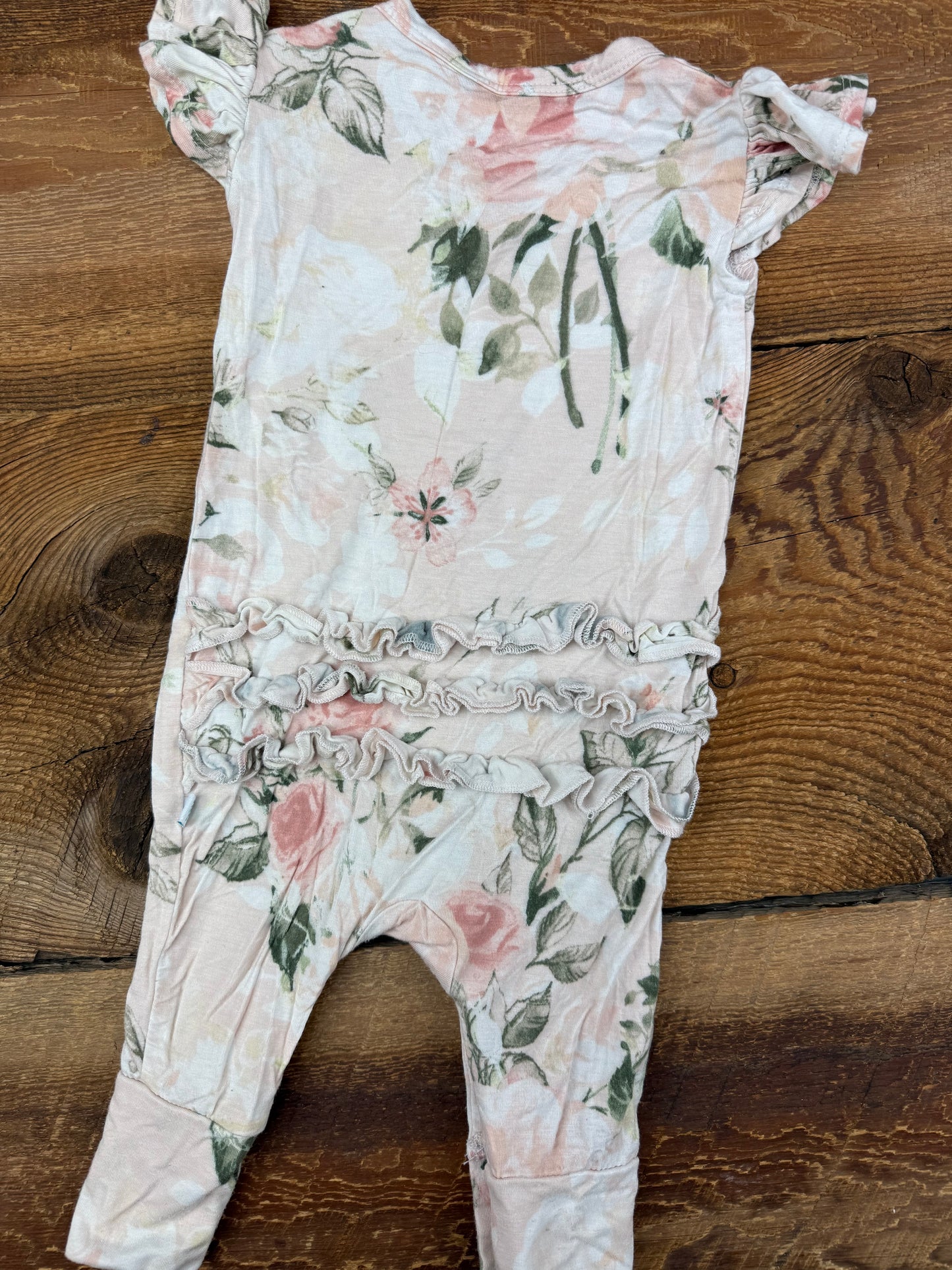 Posh Peanut 0-3M Floral Jumper
