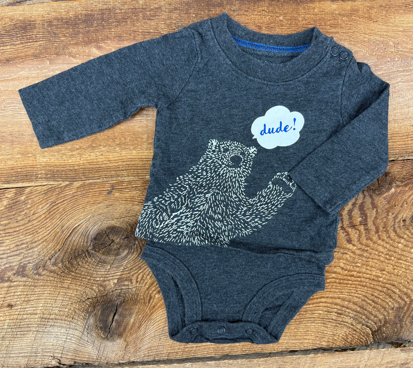 Oshkosh 0-3M Dude Onesie