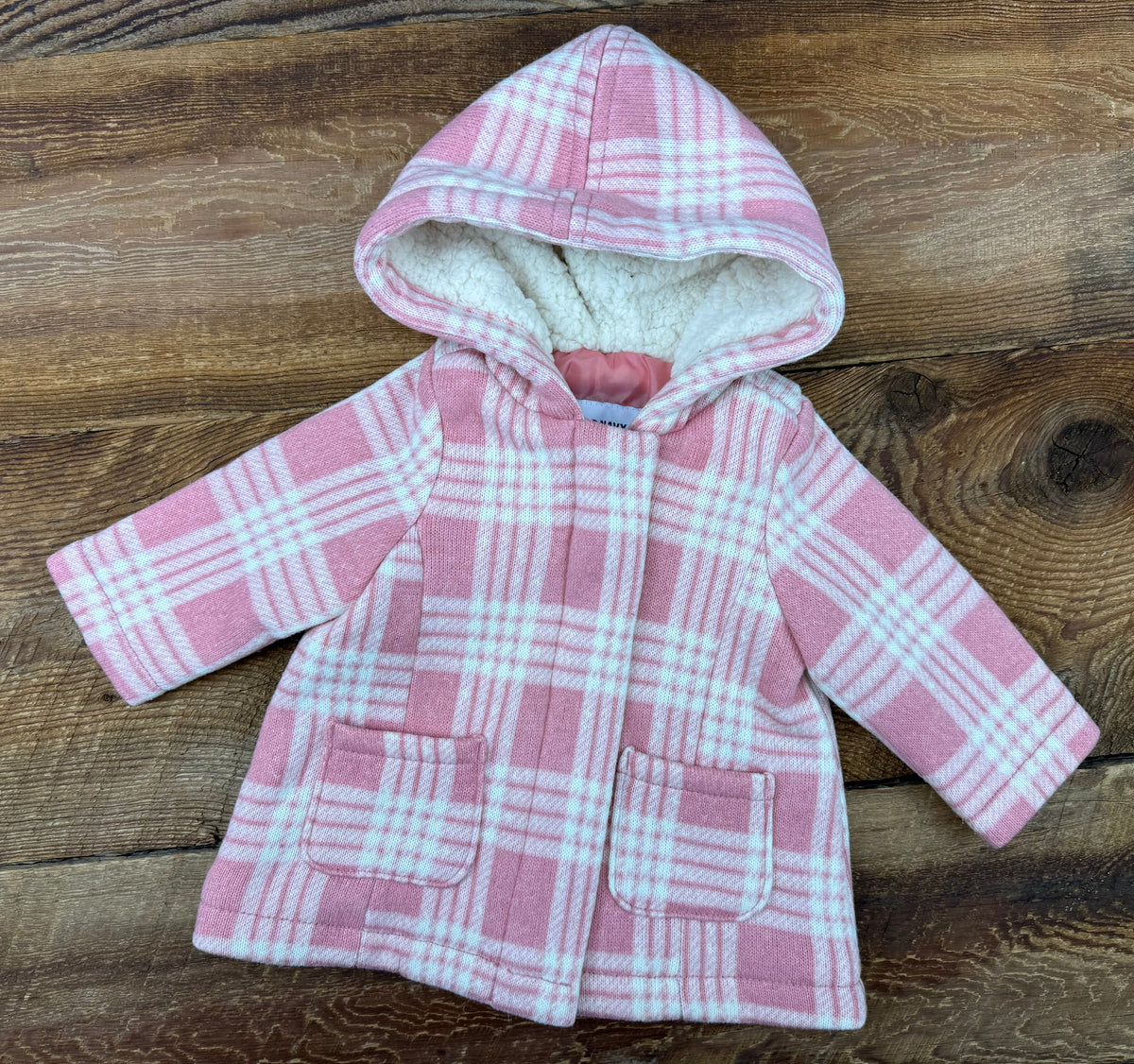 Old Navy 3-6M Sherpa Flannel Jacket