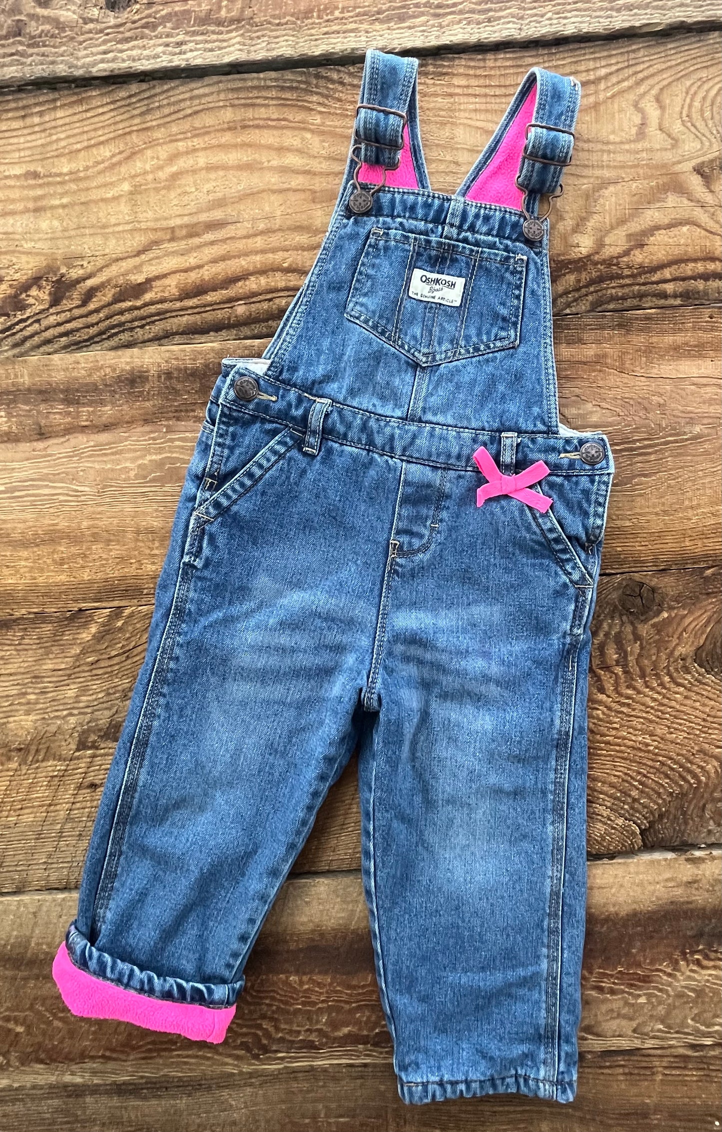 Oshkosh 2T Lined Jean Overall