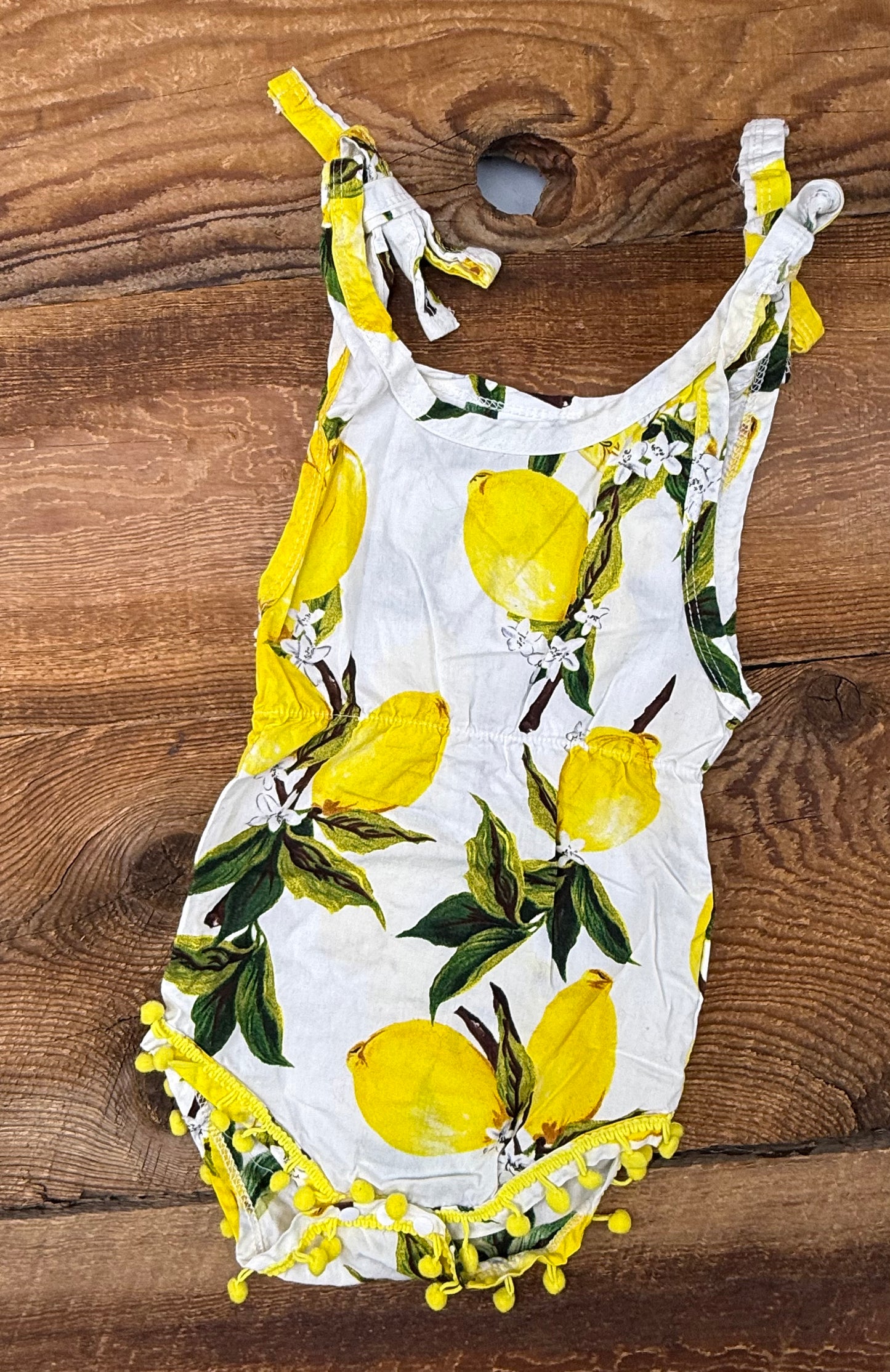 12-18M Lemon Romper