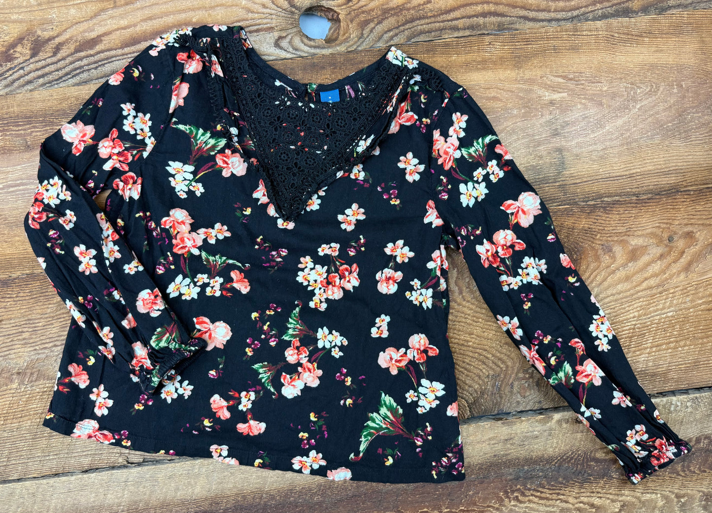 Old Navy Medium (8) Floral Shirt