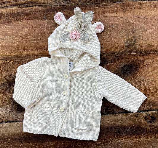 Gap 3-6M Knit Unicorn Sweater