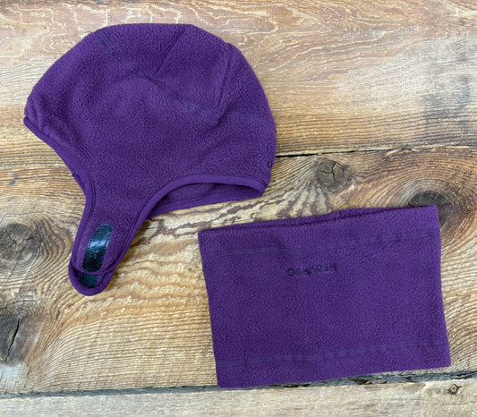 Oshkosh 18M Fleece Hat & Neck Warmer