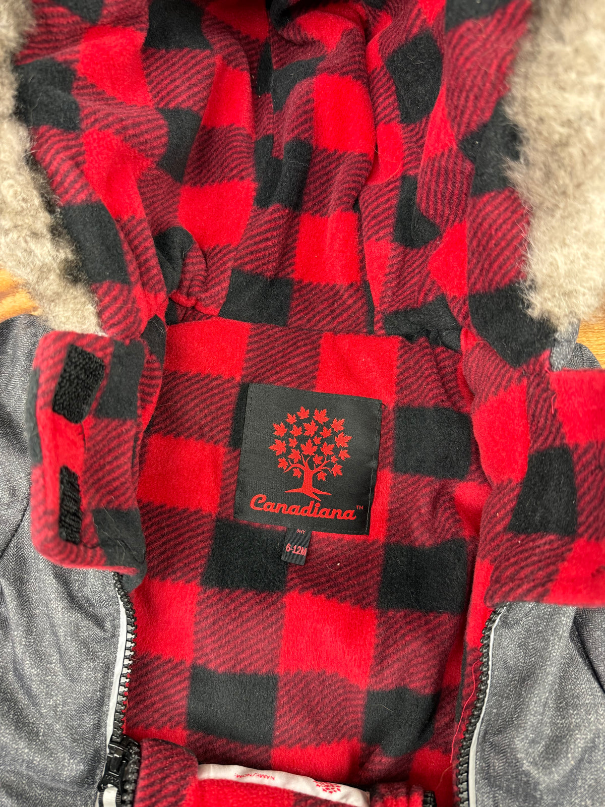 Canadiana 6-12M Lined Winter Suit