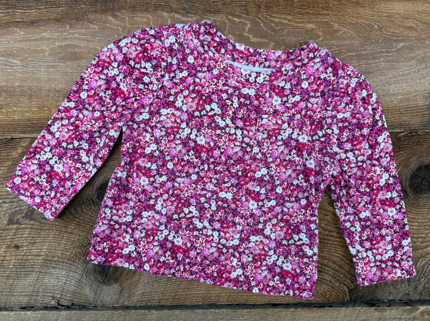 Gap 18-24M Floral Shirt