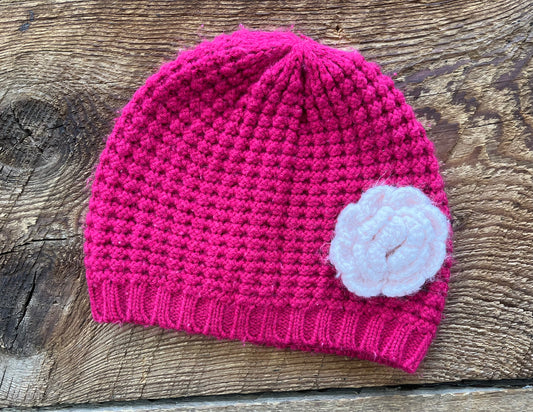 Joe Fresh 0-12M Knit Flower Hat