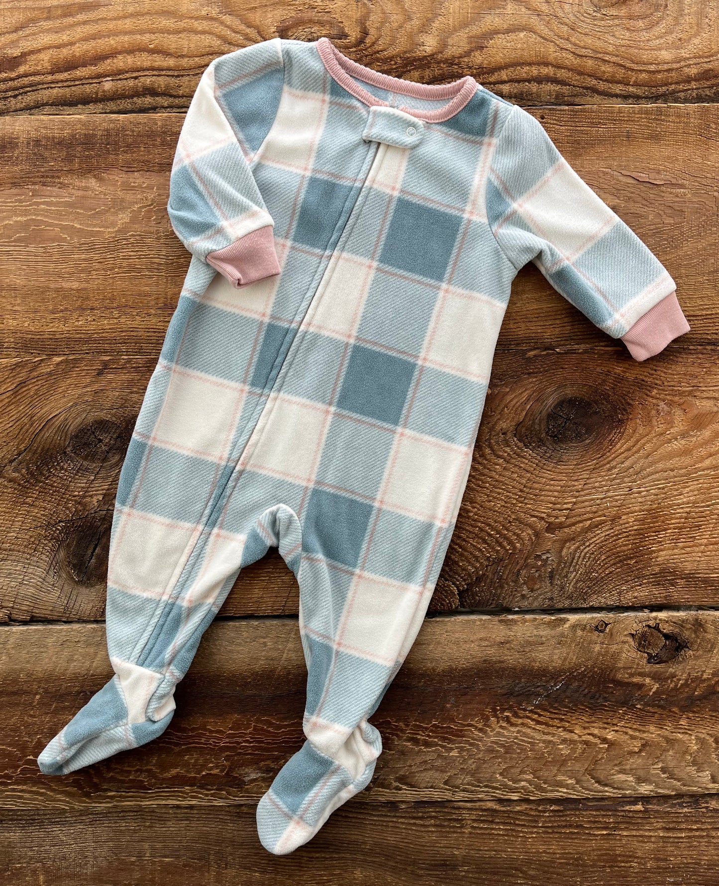 Carter’s 6M Fleece Plaid Sleeper