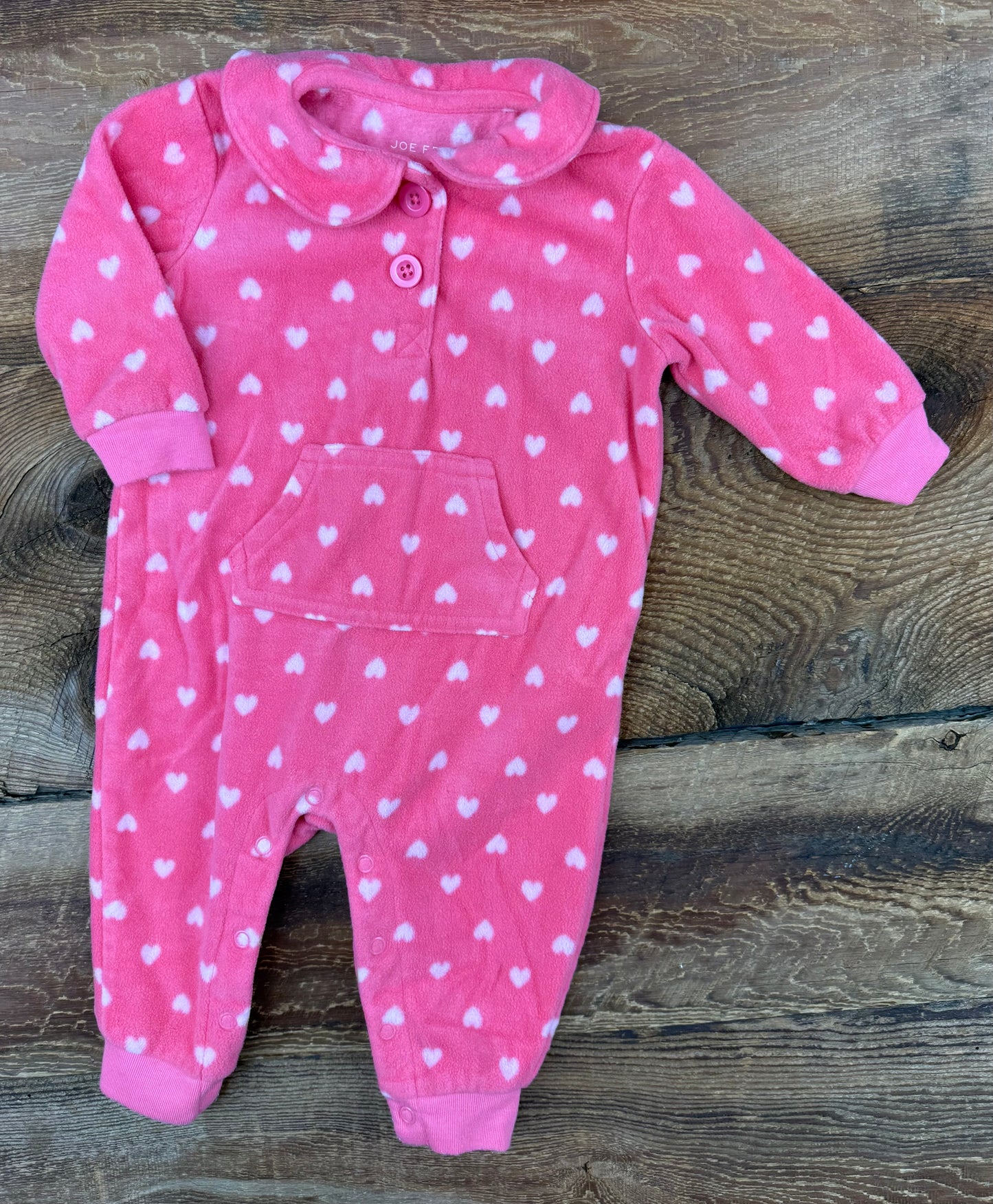 Joe Fresh 3-6M Fleece Heart Jumper