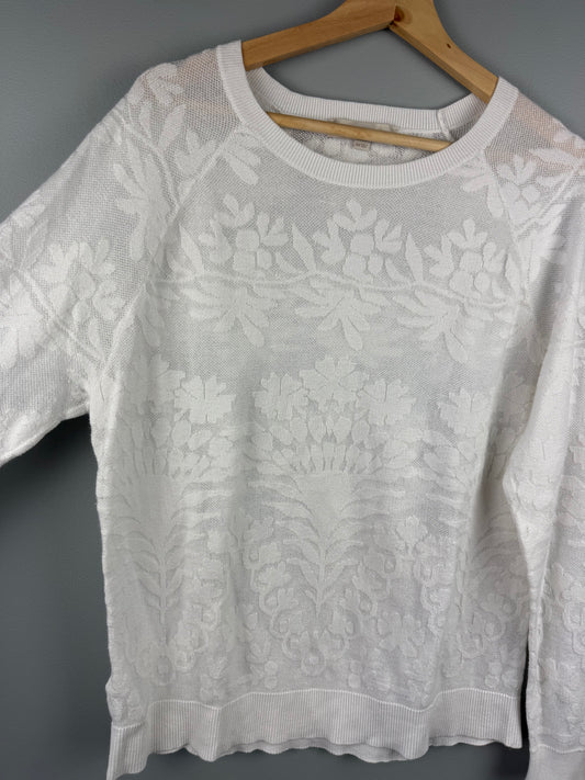 Loft XXL Floral Crewneck