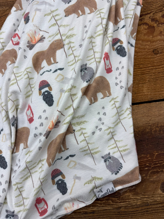 Copper Pearl Wilderness Swaddle Blanket