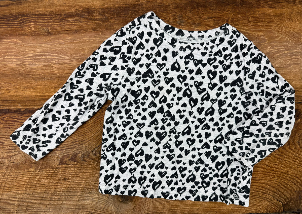 Old Navy 2T Heart Shirt