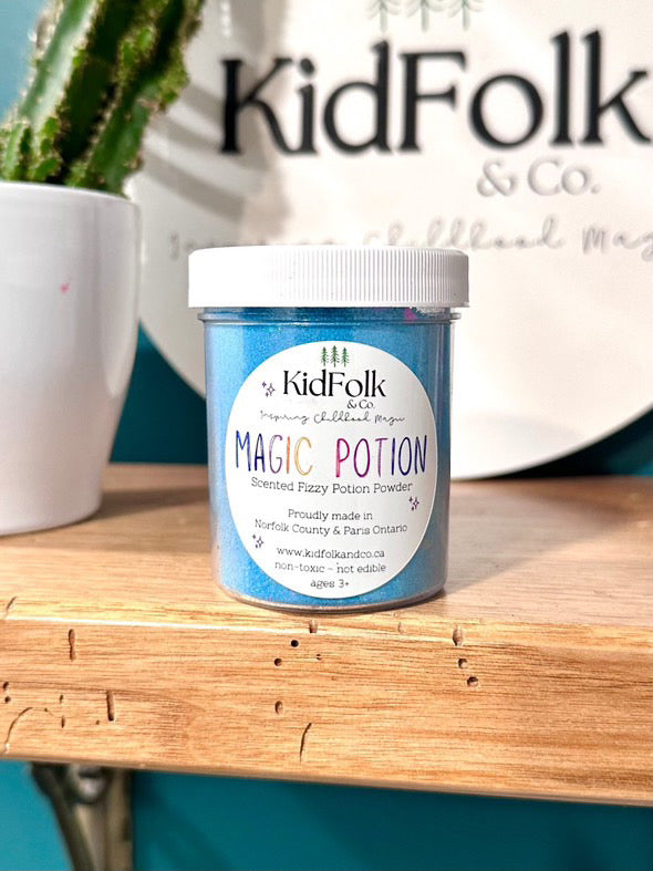KidFolk & Co Magic Powder, Neon Blue- 4oz