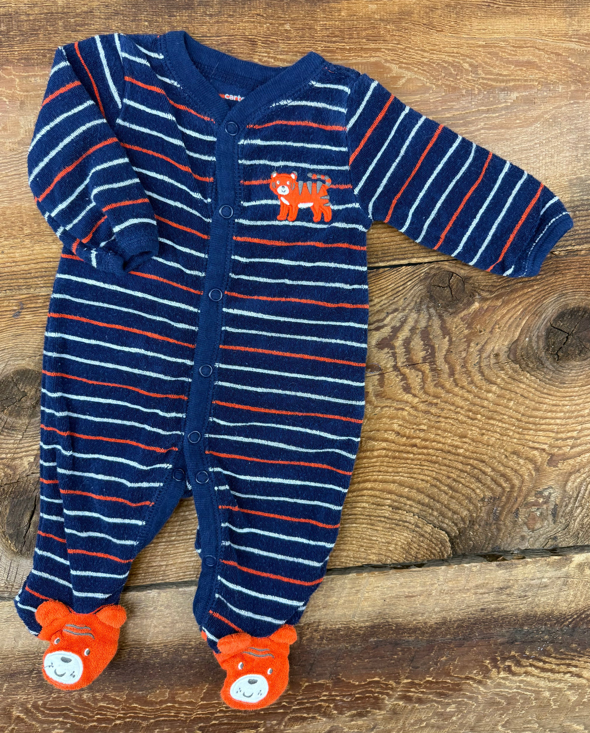 Carter's NB Fleece Tiger Sleeper