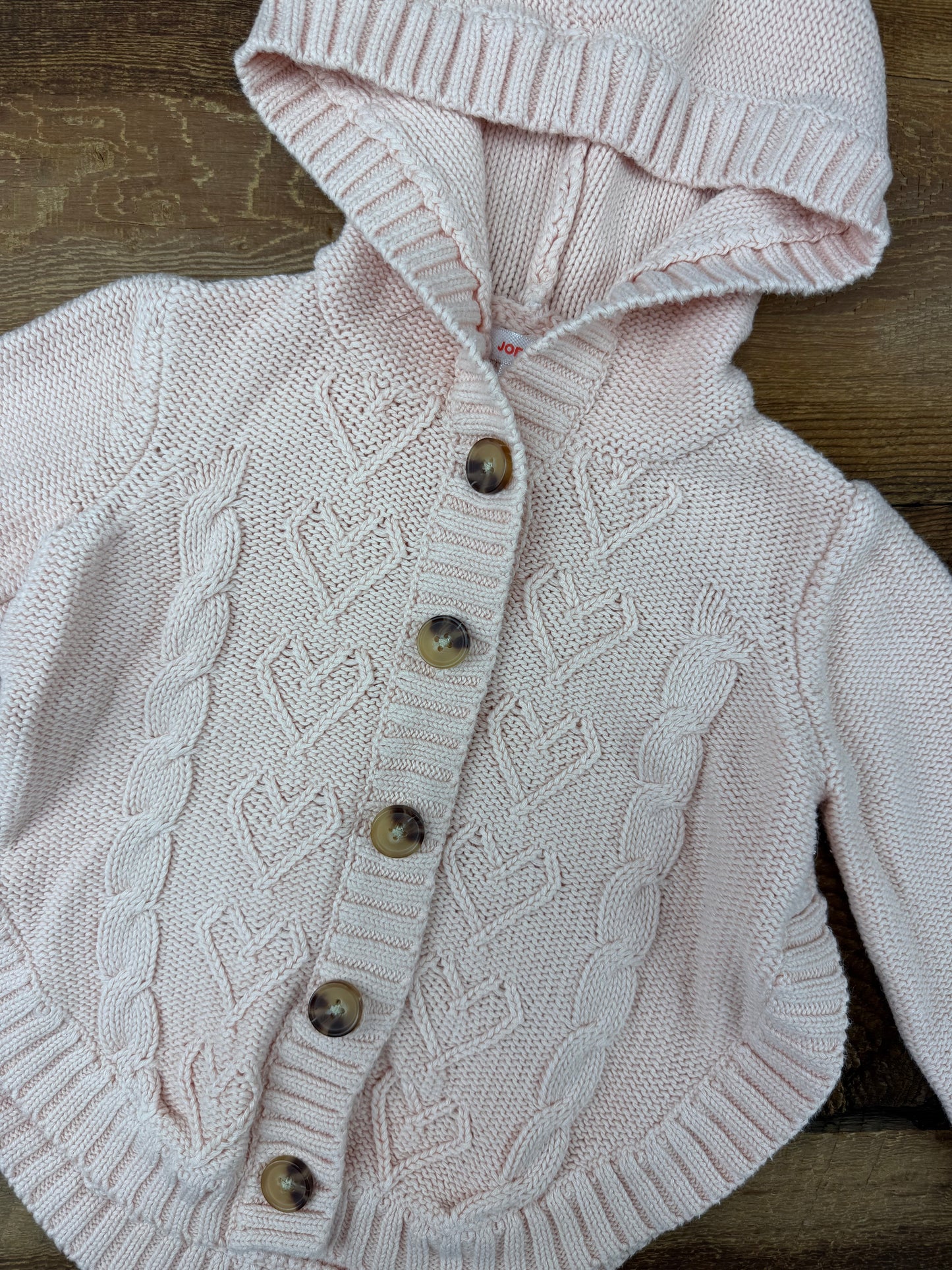 Joe Fresh 18-24M Knit Hooded Sweater