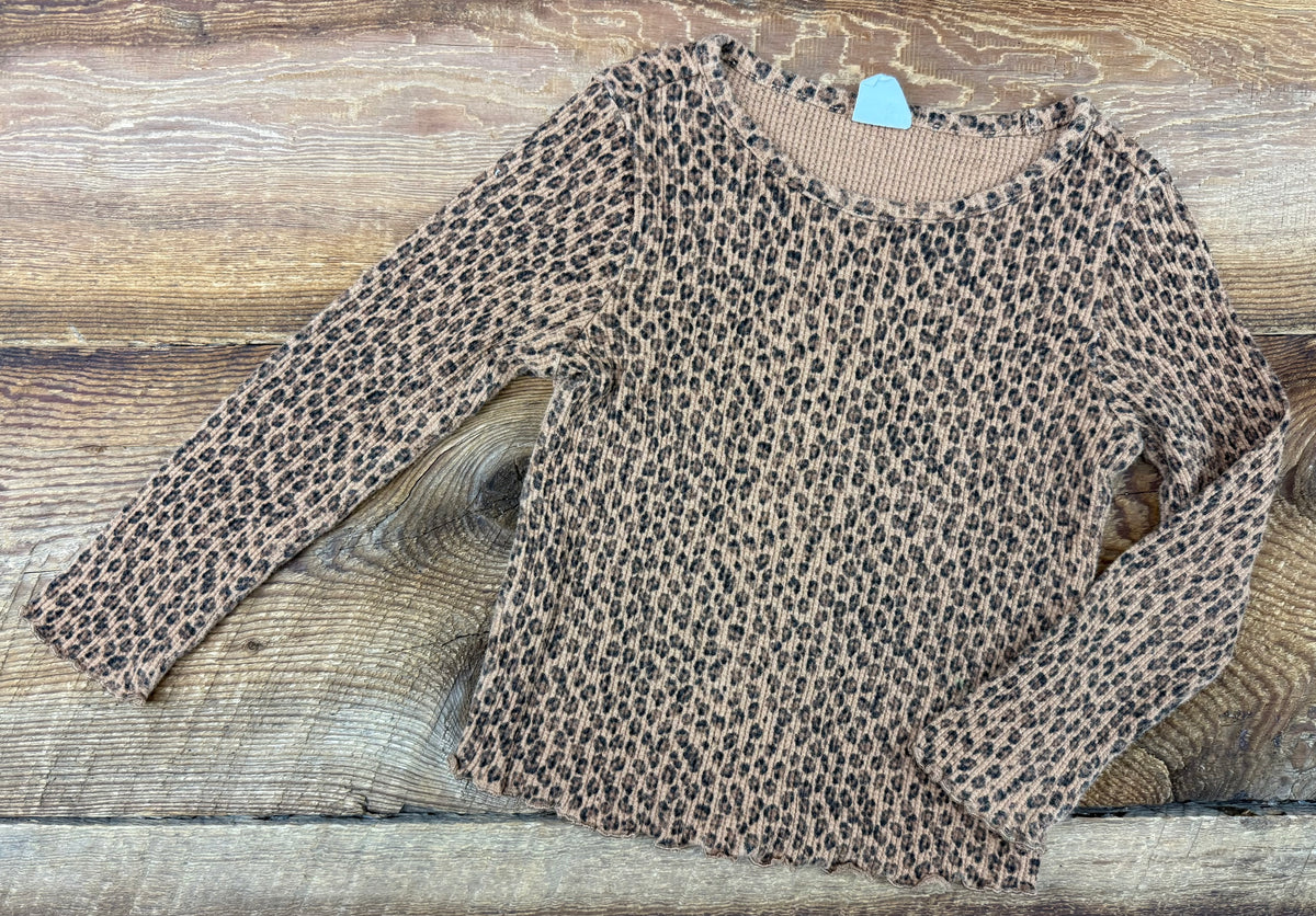 Gap 4T Leopard Thermal Shirt