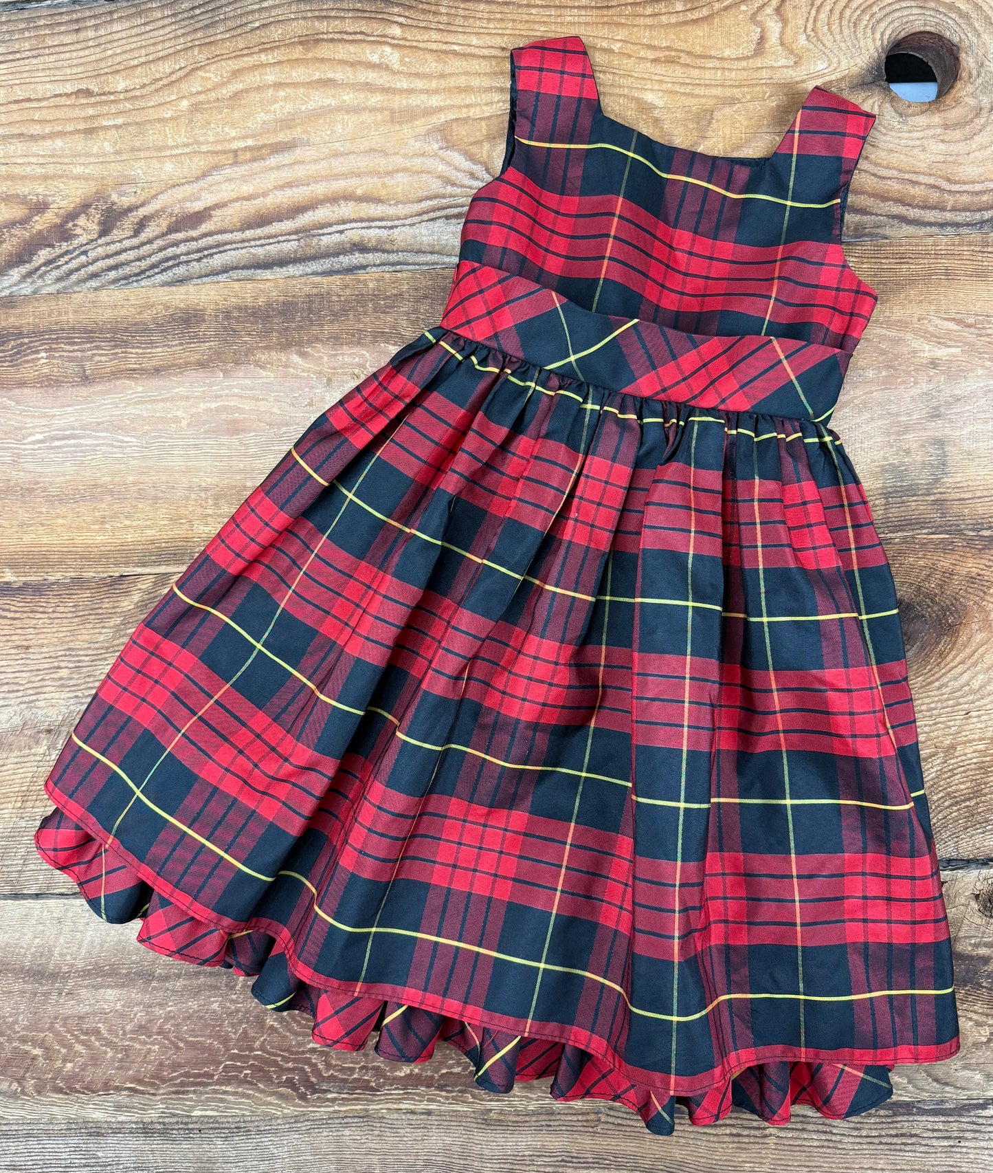 Marc & Maddie 4T Festive Plaid Dress