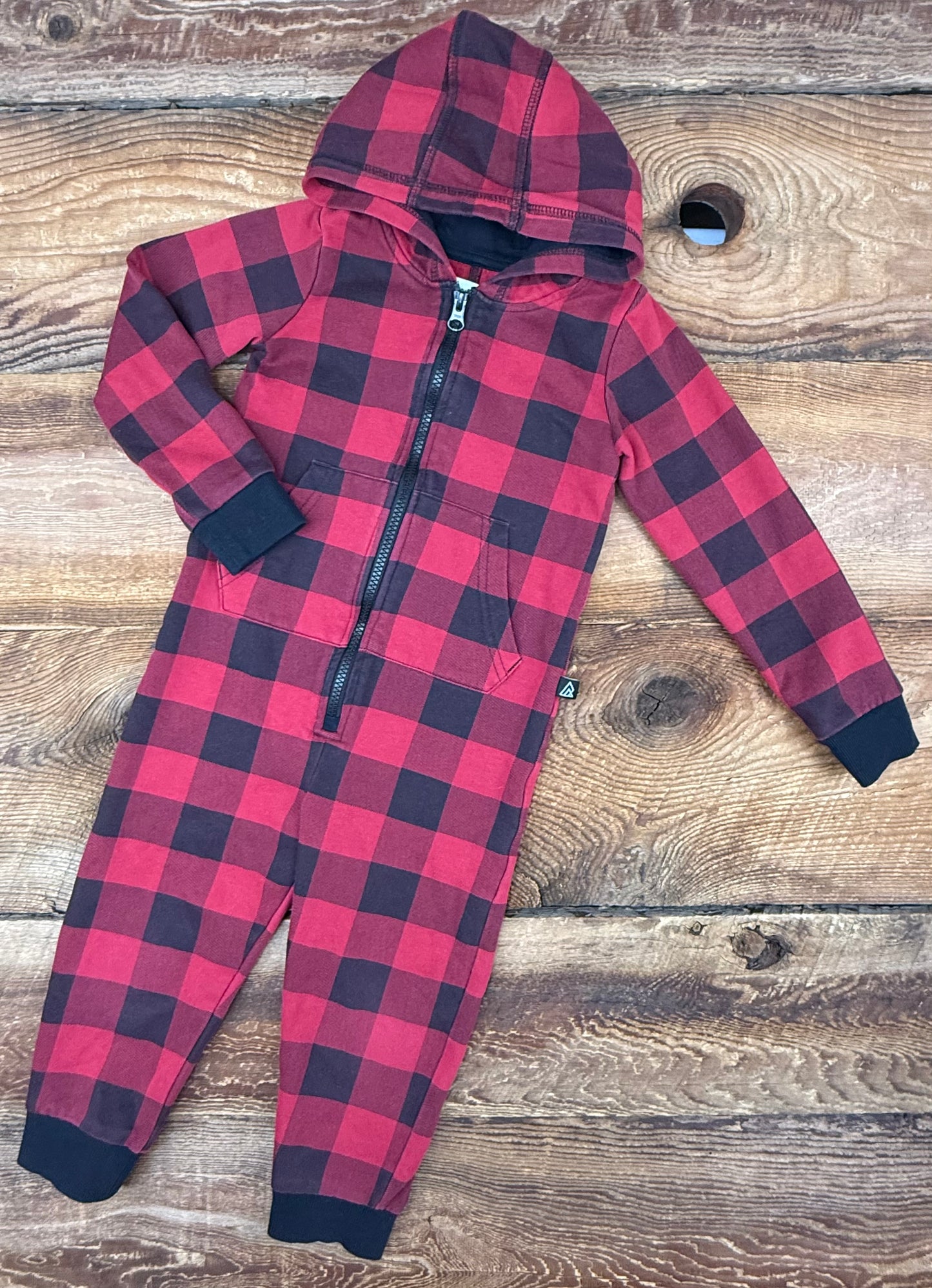 Ripzone 3T Plaid Hooded Jumper